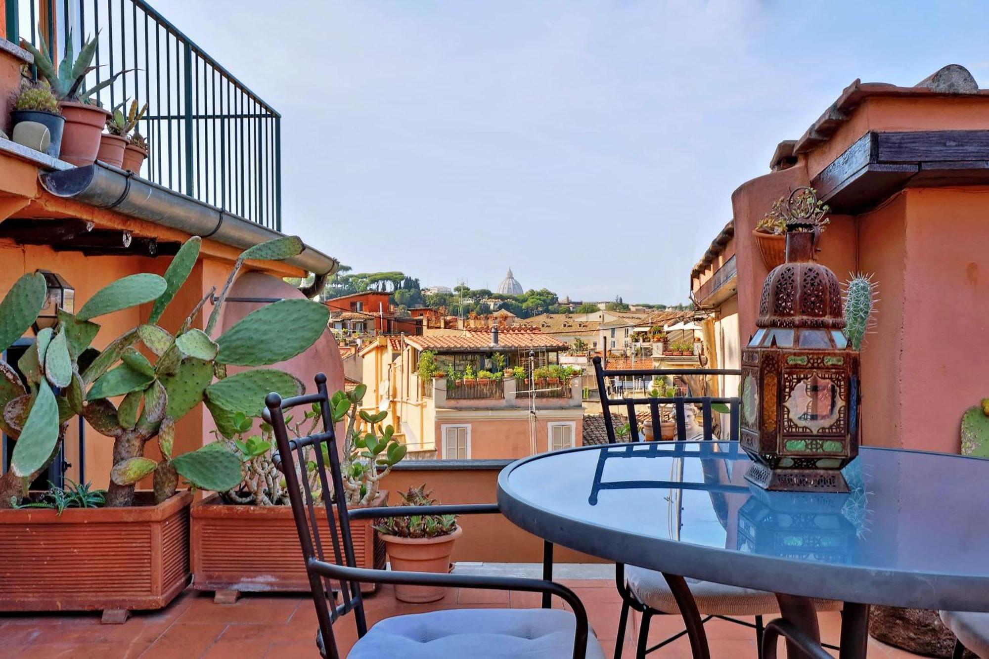 Ferienwohnung Vicolo Del Cinque Penthouse | Romeloft Exterior foto